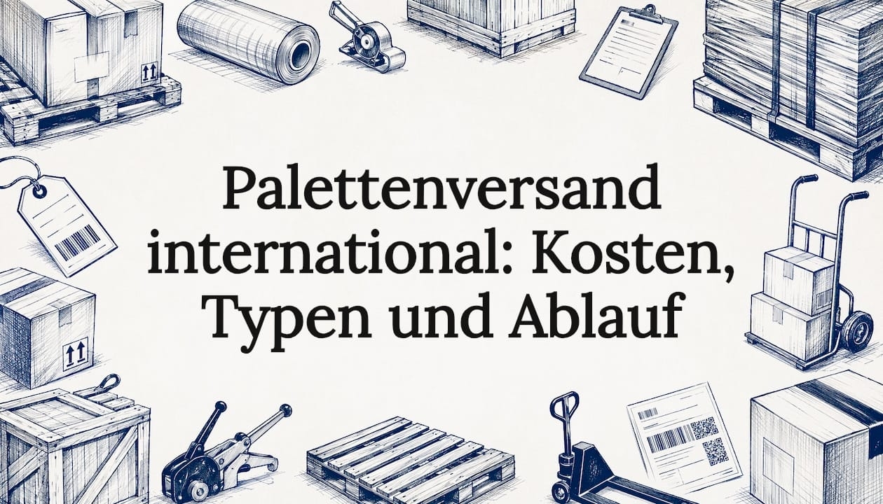 Palettenversand international: Kosten, Typen und Ablauf