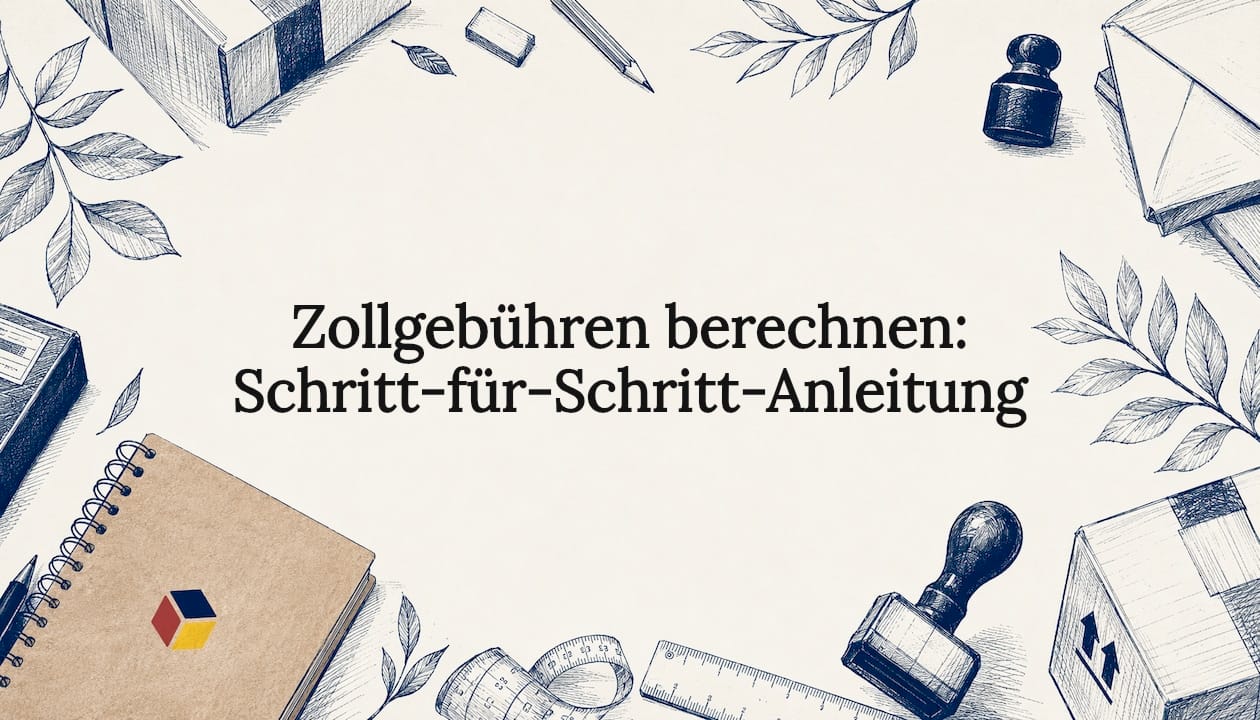 Stimmungsvolle Titelgrafik rund um das Thema Einfuhrzölle