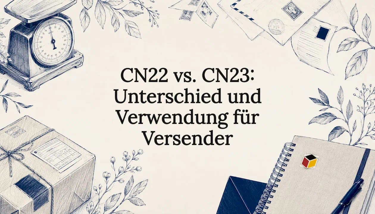 CN22 vs. CN23: Unterschied und Verwendung für Versender