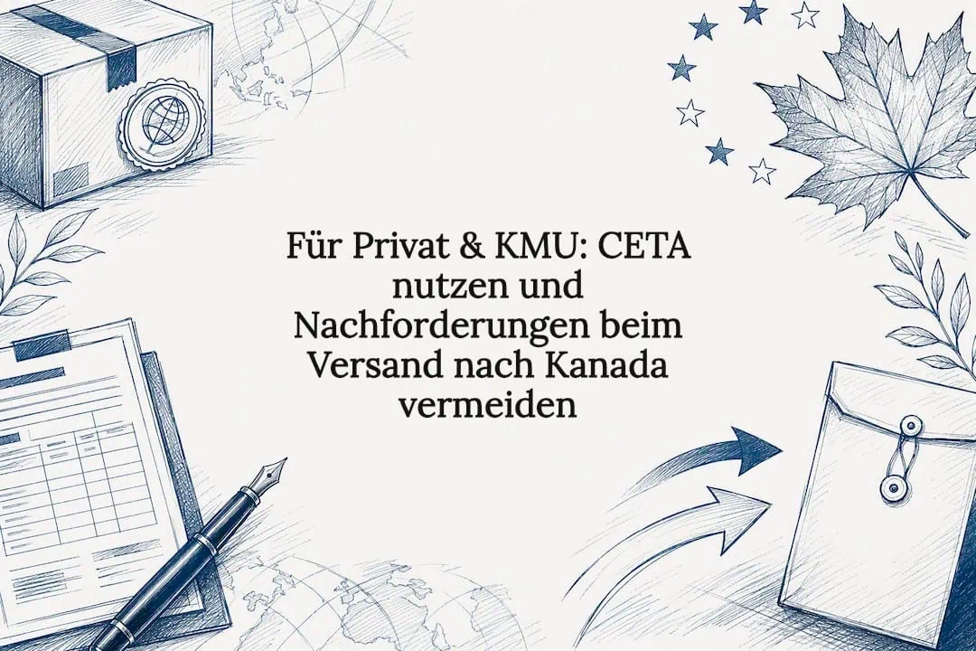 For individuals and SMEs: Use CETA and avoid additional charges when shipping to Canada