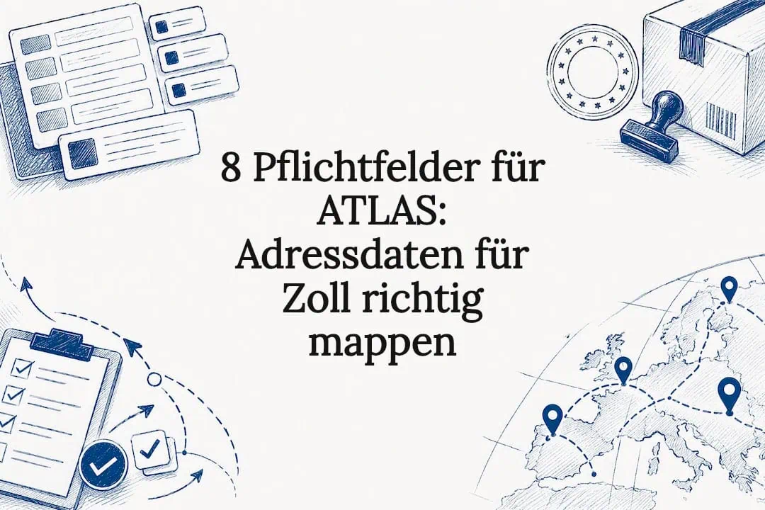 8 mandatory fields for ATLAS: Correctly mapping address data for customs