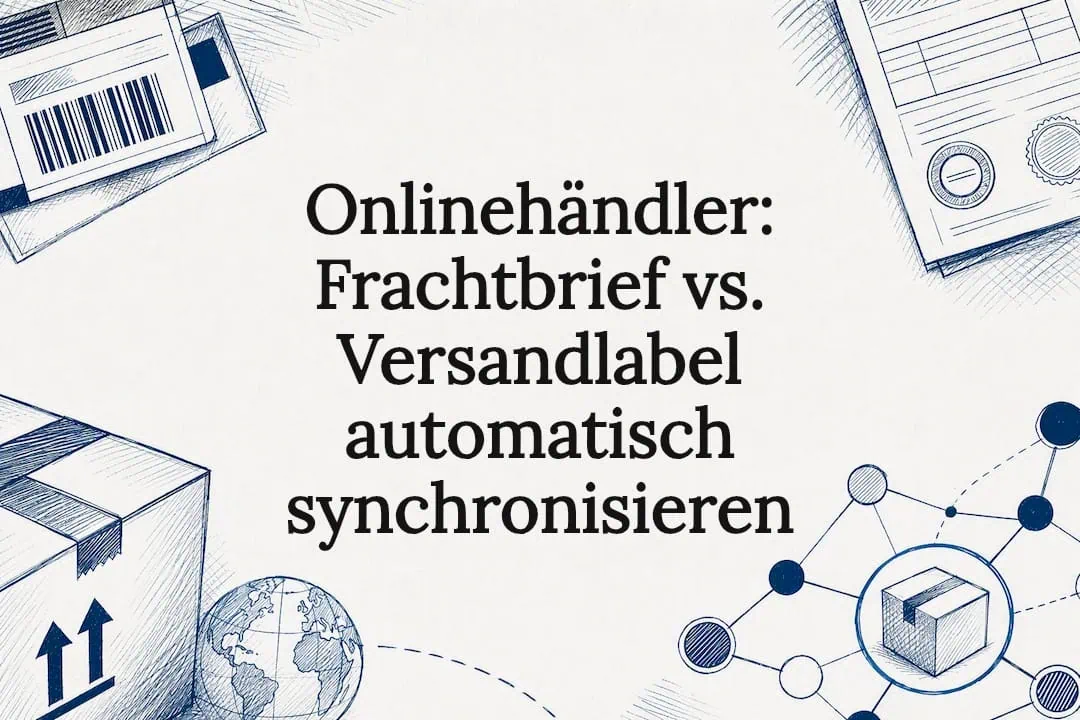 Onlinehändler: Frachtbrief vs. Versandlabel automatisch synchronisieren