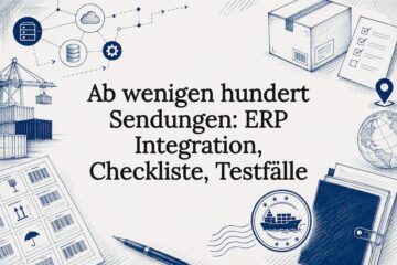Decorative title card for ERP shipping integration