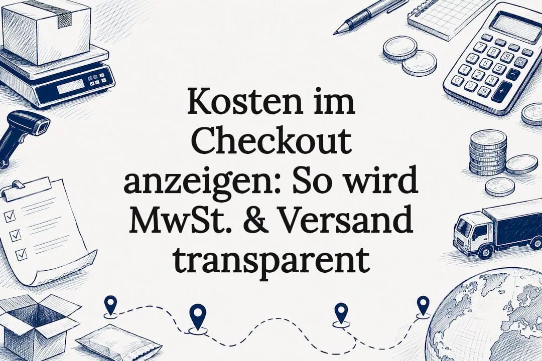 Kosten im Checkout anzeigen: So wird MwSt. & Versand transparent