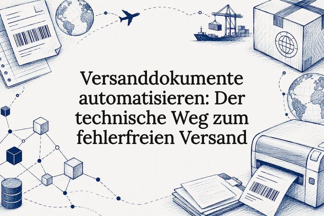 Versanddokumente automatisieren: Der technische Weg zum fehlerfreien Versand
