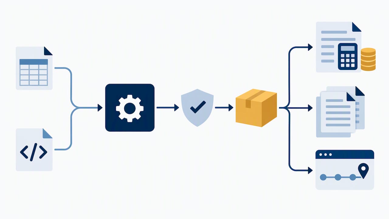 Zoll-API mit Angaben zu Kosten, Dokumenten und Statusupdates