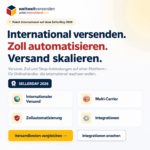 Paket International auf dem SellerDay 2026 mit Fokus auf internationalen Versand, Zollautomatisierung, Multi-Carrier-Versand und Integrationen für Onlinehändler.