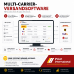 Multi-Carrier-Versandsoftware für Unternehmen: Versandtarife vergleichen, Labels erstellen, Zoll automatisieren und Systeme zentral anbinden.