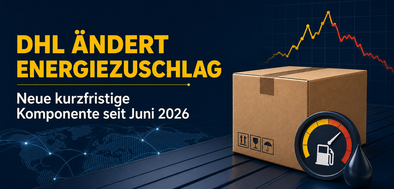 Surcharge énergétique DHL 2026&nbsp;: Explication du nouveau composant
