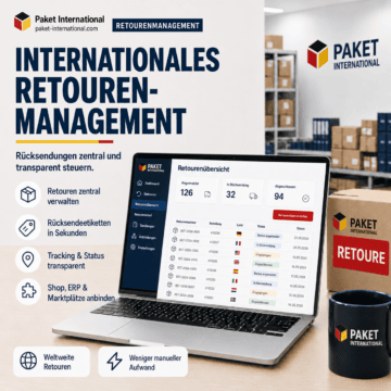 Gestión de devoluciones internacionales de paquetes con panel de control centralizado, etiquetas de devolución, seguimiento y procesamiento de devoluciones en todo el mundo.