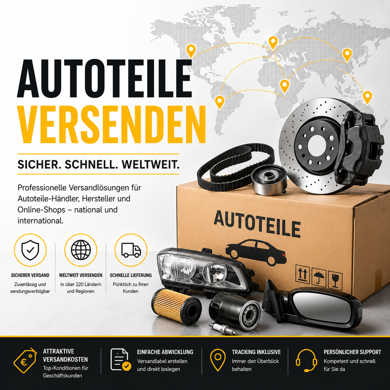 Autoteile versenden
