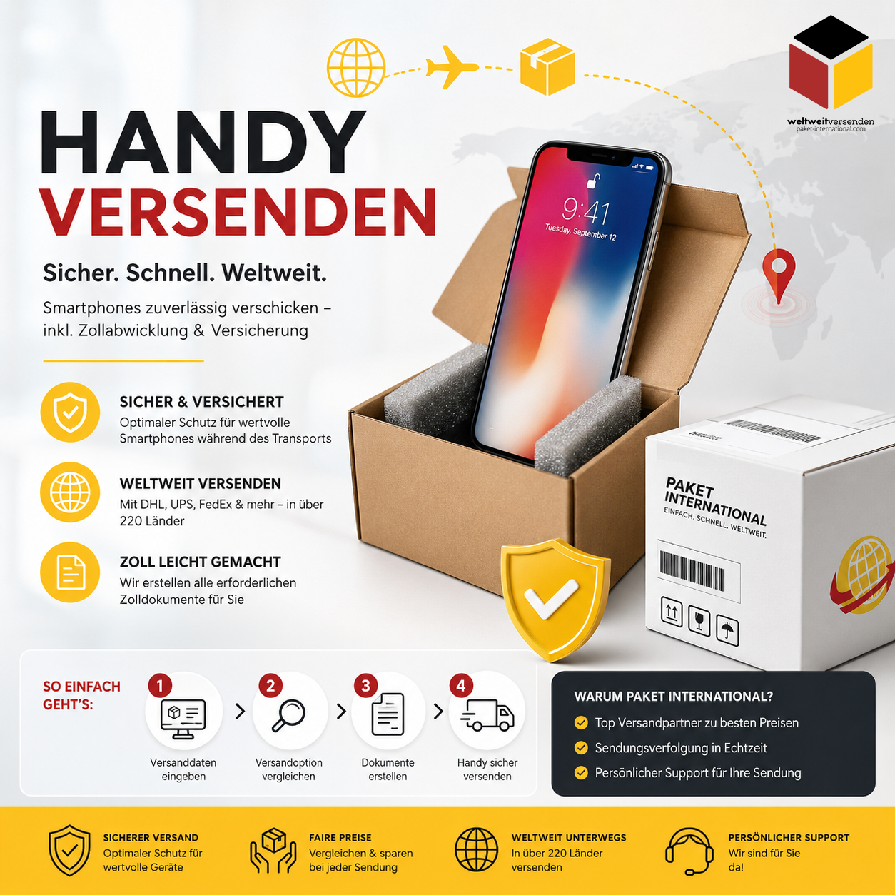 Handy versenden