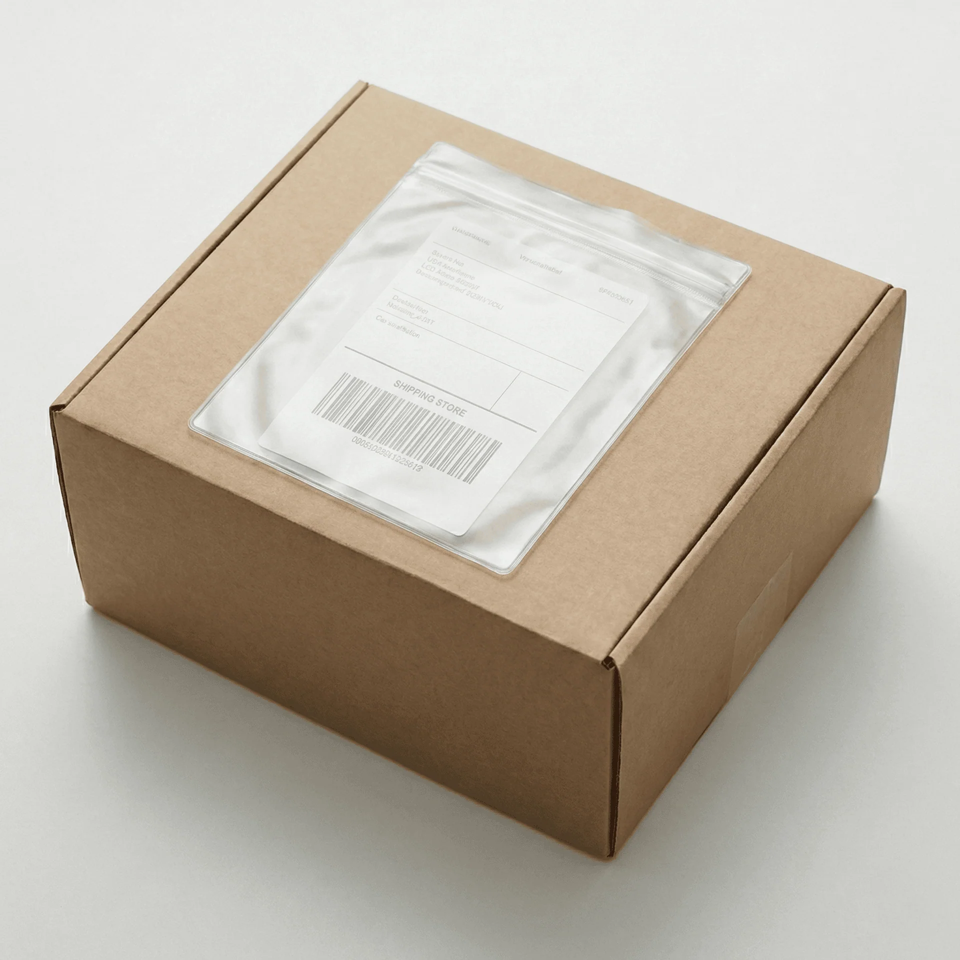 包装上附有全球发货标签。