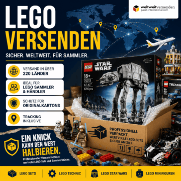 Expédition de Lego - au niveau national et international