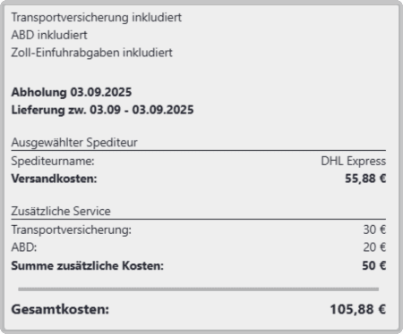 Versandkostenrechner