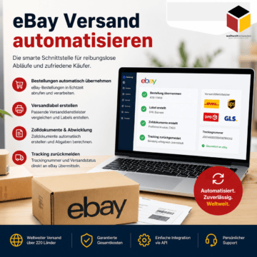 Elabora automaticamente gli ordini eBay, crea etichette di spedizione e fornisci report affidabili sui dati di tracciamento.