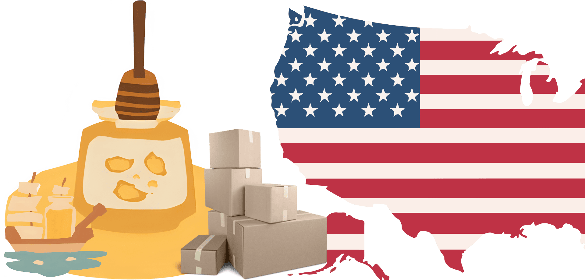 Honig in die USA exportieren